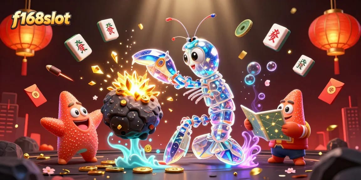 Experience the excitement of f168slot with explosive wins and vibrant casino elements encapsulated in a rich 3D scene.