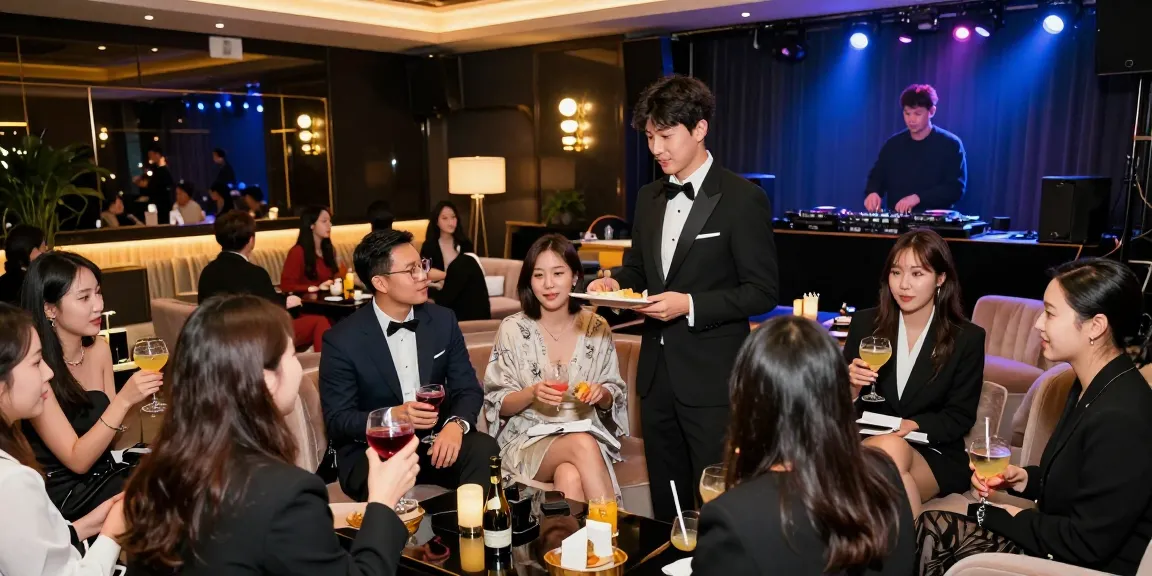 강남블랜딩쩜오에서의 고급스러운 서비스와 고객의 즐거운 순간을 담은 이미지