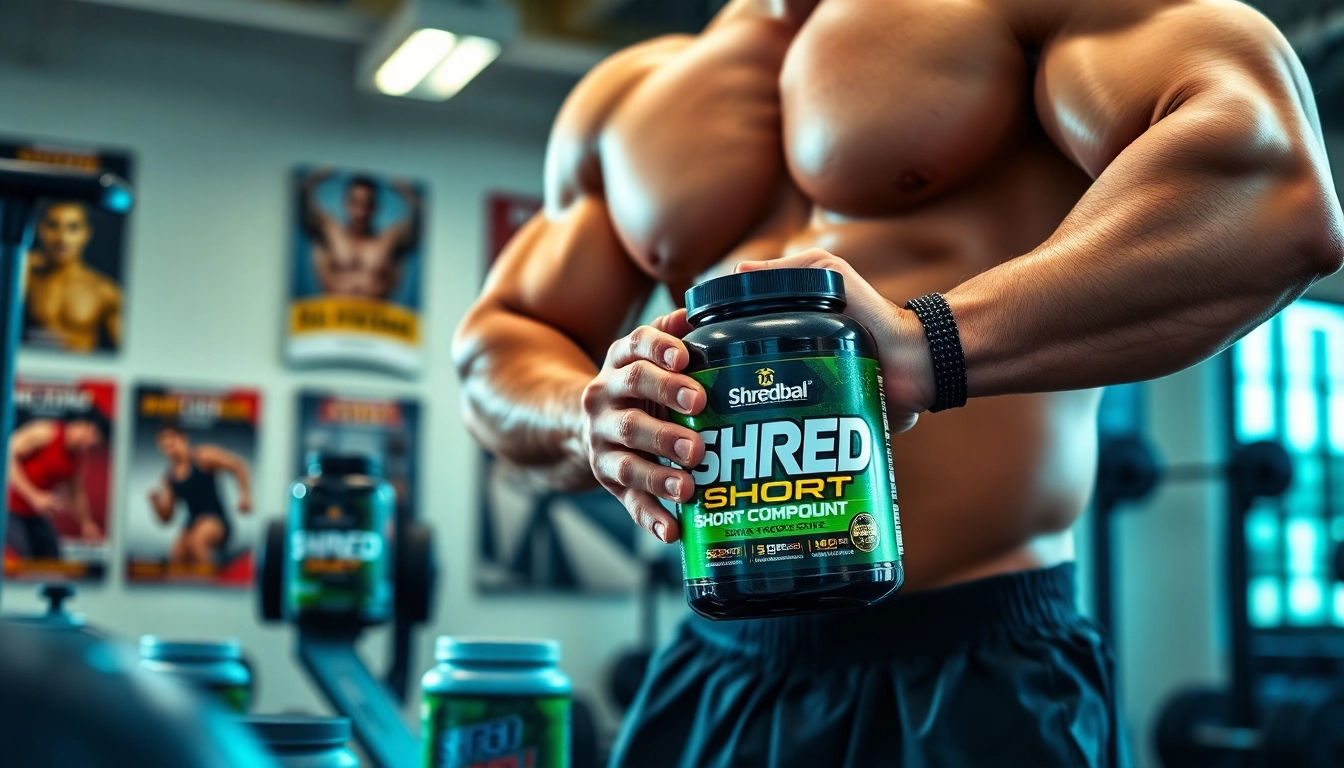 Shredbal Shred Short Compound in action with a dedicated athlete in an energetic gym environment.