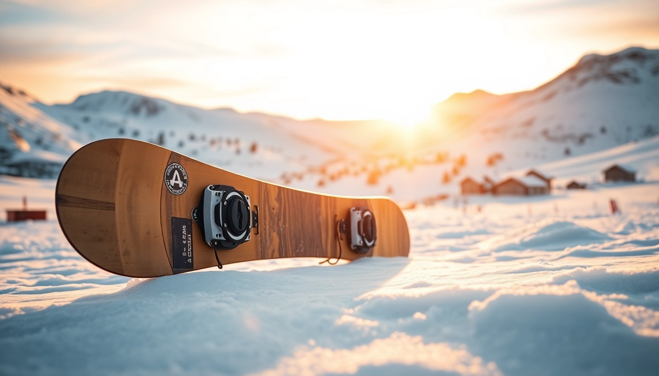 Auto Kufen für sportliche Fahrten auf dem Schnee bereitgestellt