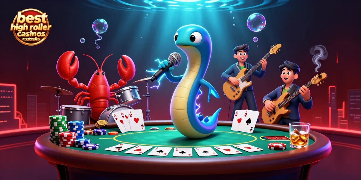 Engaging scene depicting the best high roller casinos Australia with vibrant characters and dynamic gaming elements.