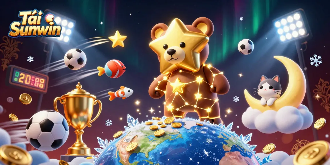 Engage with Tải Sunwin's thrilling atmosphere filled with coins, dynamic game elements, and vibrant characters.